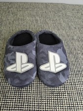 Kids Playstation Slippers Size 12 - 13 UK Kids Blue Slip On 