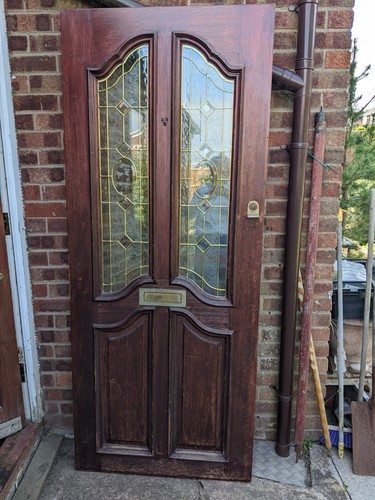 Wooden external door - external, x