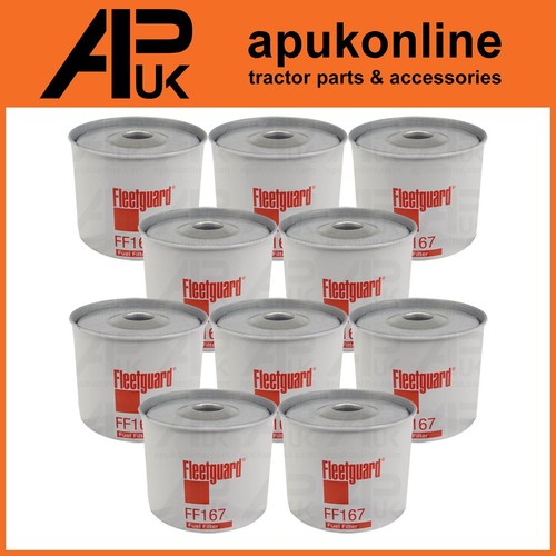 10x fleetguard fuel filter - fuel, for