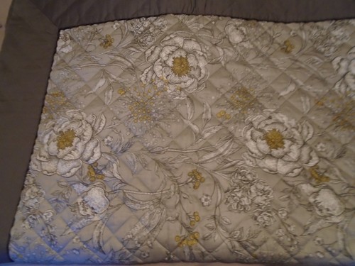 Next floral padded quilt dark - floral,