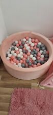 Pool Ball Pit with 200 Balls Soft Foam Toddler Baby Kids Girls Boys Play Round