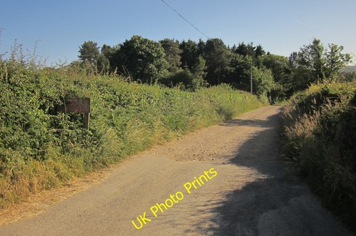 Photo 12x8 track devon - to,
