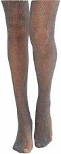 Lurex Sparkly Glitter Fishnet Tights Metallic Shine Party Tights Pantyhose 