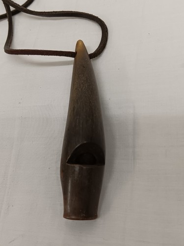 Vintage buffalo horn whistle - vintage,