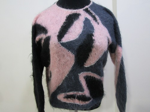 Hand knitted mohair - knitted, blend