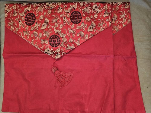 Pair chinese cushion - of,