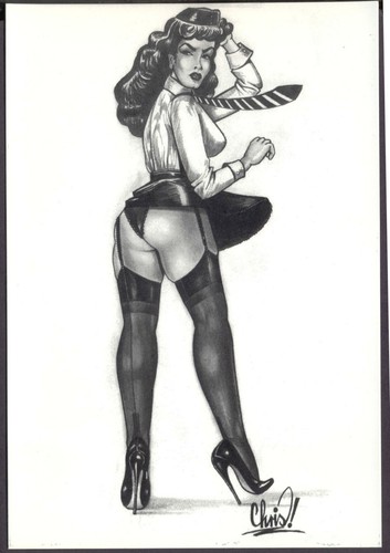 Modern glamour art heels - modern, &