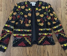 Vintage Beaded Sequin Cropped
