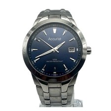 Accurist 100m Blue Dial Steel