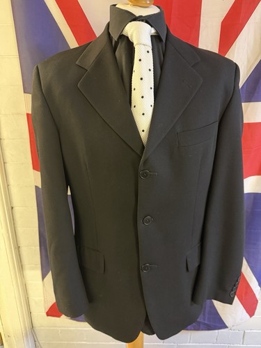 Mod revival black short lapel - revival,