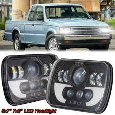Pair 5x7" 7X6" LED Headlights