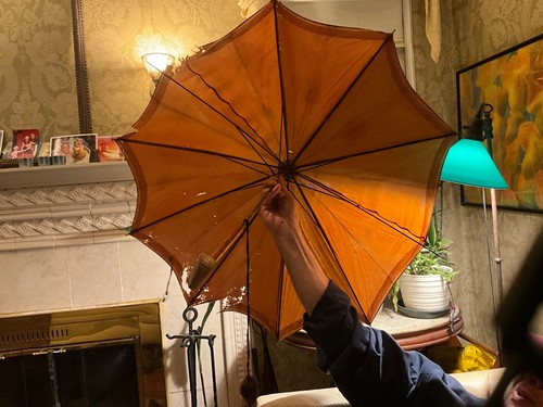 Vintage umbrella parasol - vintage, in