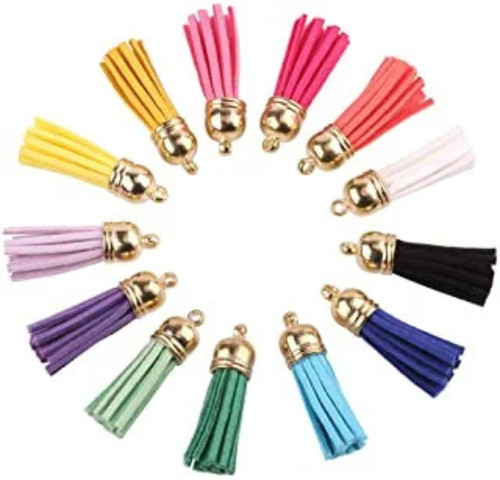 Tassel faux suede for - for, keychain