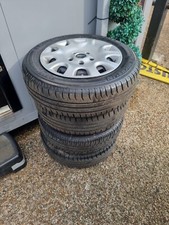 Genuine F55 F56 F57 Mini 15" Steel wheels with Hub Caps 3x Michelin 1x Maxxis 