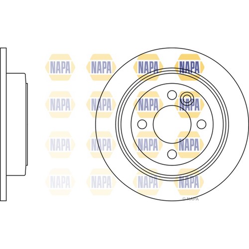 Brake discs solid - discs, for