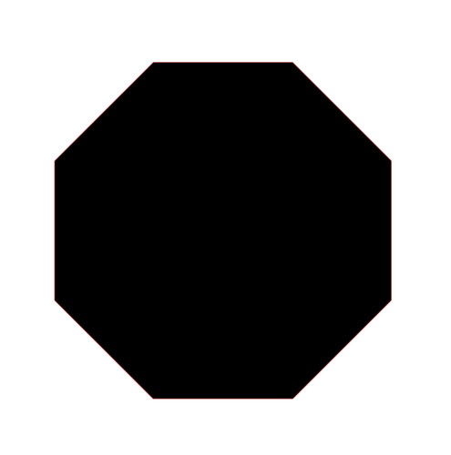 Octagon sticker pick size - octagon,