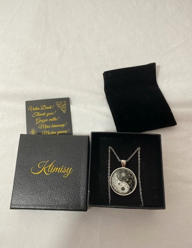 Klimisy yin yang pendant - yin,