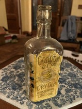 Antique gordon dry gin liquor - antique,