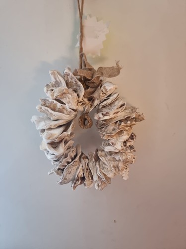 Oyster shell and hag - , stone