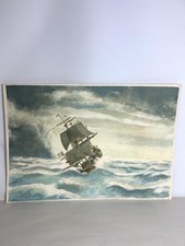 Vintage Nautical Painting /
