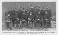 BOER WAR 1st Suffolk Regiment That Suffered at Rensburg - Antique Print 1899
