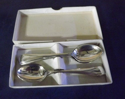 Silver plated teaspoons - plated,