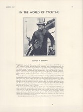1937 Ad * 1 Page Yachting Bio