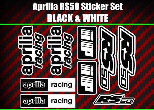 Aprilia rs50 decals stickers - aprilia,