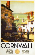 Tx465 vintage cornwall travel - cornwall,