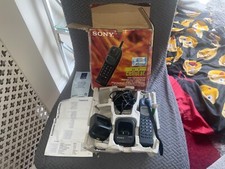 SONY CM-H444 CELLULAR VINTAGE MOBILE PHONE WITH ACCESSORIES BOXED
