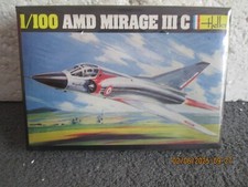 1/100  HELLER  AMD MIRAGE IIIC  MODEL KIT   see des.