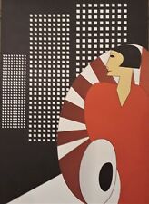 Art Deco Advertising original design poster - Fashion Style Lady 1920`s  A2 size