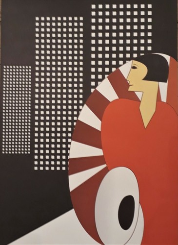 Art deco advertising original - art,