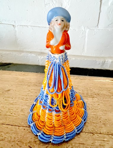 Vintage porcelain half doll - vintage,