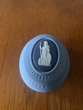 Wedgwood Jasperware Bicentenary Tricolour Oval Trinket/Ring Box - Original Box