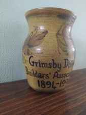 GRIMSBY DISTRICT Builders ASS 1894-1994 ALVINGHAM POTTERY ?? VASE
