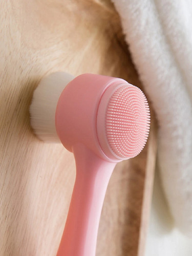 Manual face wash brush - face,