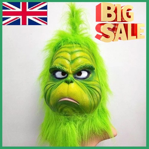 The grinch mask costume - mask, with