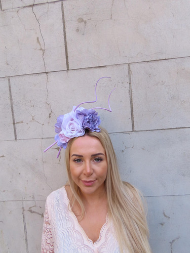 Lilac rose statement - statement, floral