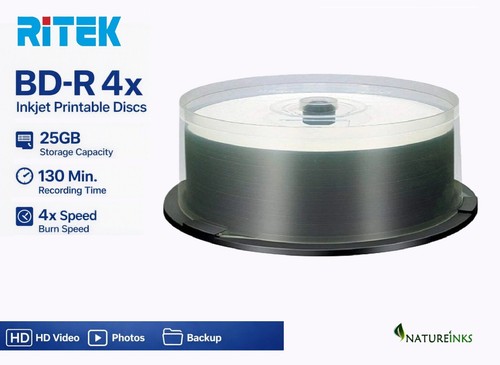 Ritek pro blu ray inkjet - pro, 4x