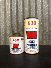 Vintage Set of 2 x  Winchester Western Gun Powder Tins -  EMPTY Collector Item