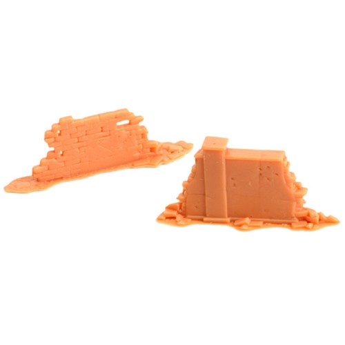 Brick walls trains - 2x, 1:72