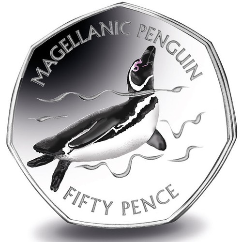 2017 magellanic penguin 50p - 2017,