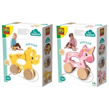 SES Creative Wooden Push and