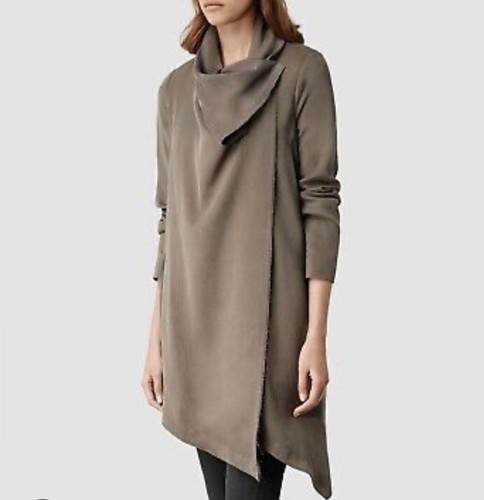 Allsaints hoxton monument coat - monument,