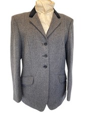 Ladies R H Mears Grey Tweed Show Jacket Size 40”.     Ref S06