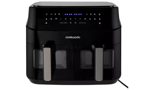 Cookworks dual air fryer - cookworks,