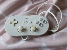 Official Nintendo Wii Classic White Wired Controller RVL-005