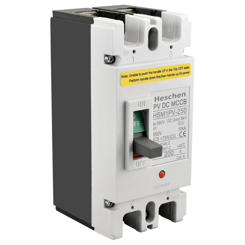 Dc550v solar mccb circuit - pv,