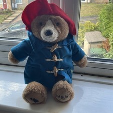 M&S Paddington Bear Plush Soft Toy Marks and Spencer 2017